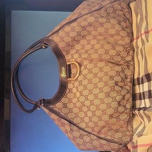 Gucci D Ring Hobo GG Canvas XL
